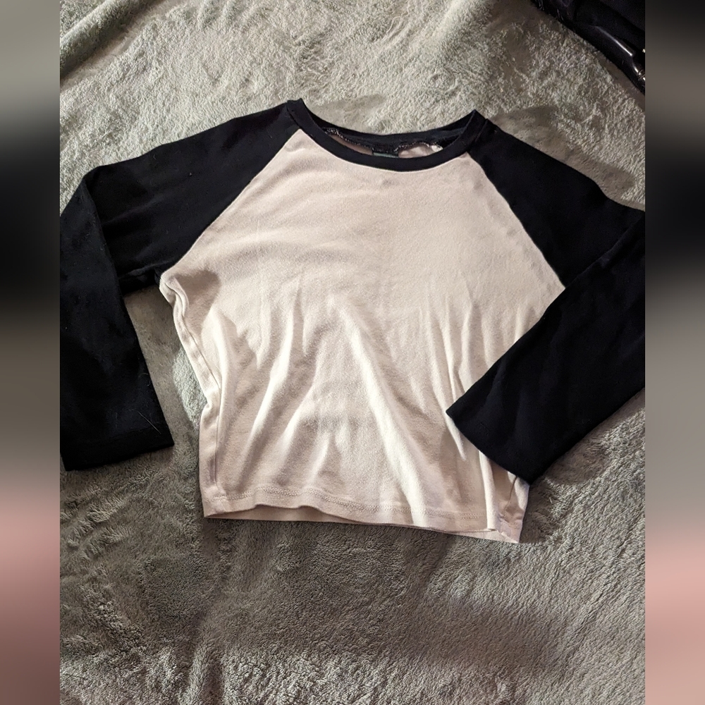 Cropped Baseball Tee